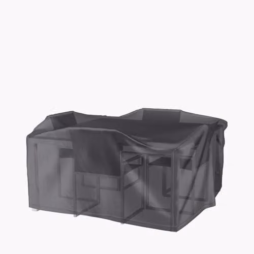 Ruma AeroCover Waterproof Polyester Square Garden Table Cover in Anthracite Grey, W130 x D130 x H85 cm