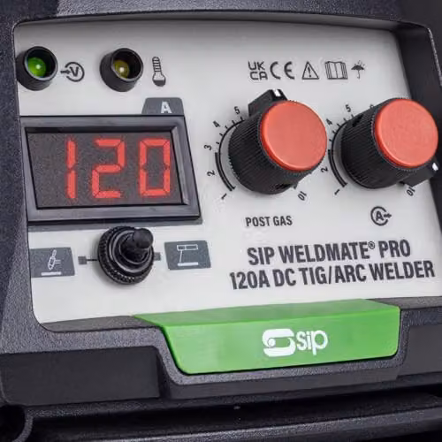 SIP Weldmate Pro DC TIG Inverter Welder 230V 120A TIG/ARC Portable Welding Machine, Green – 8