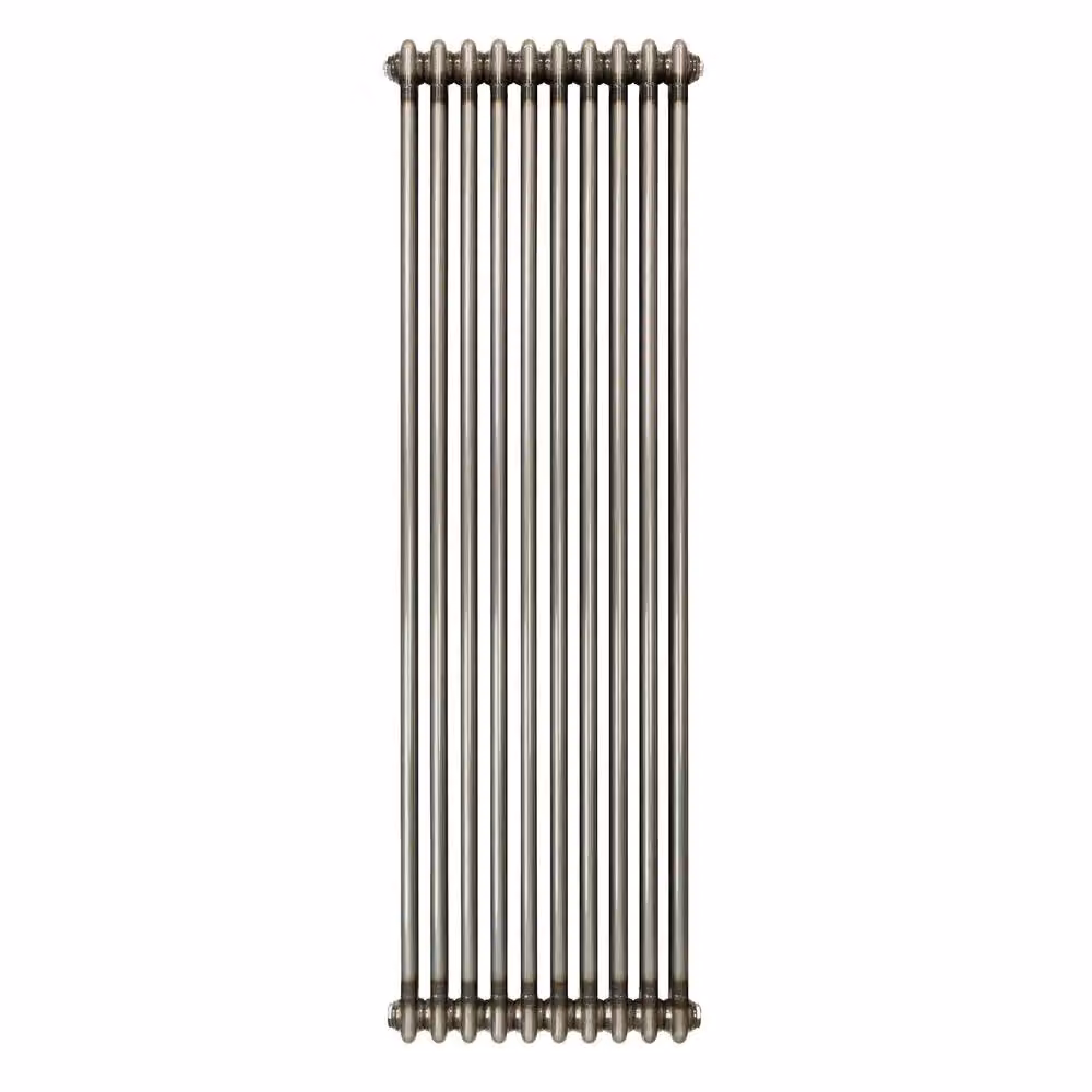 Monstershop Traditional 2 Column Steel Radiator in Silver, H 150 cm x W 47 cm – 2