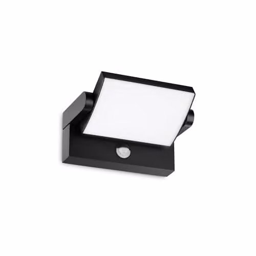 Netlighting Swipe LED Outdoor Motion Sensor Wall Lamp Black, 3000K, IP54