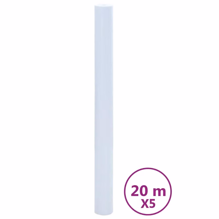 Berkfield Home Static Frosted Transparent White PVC Window Films, 5 Pack, Black