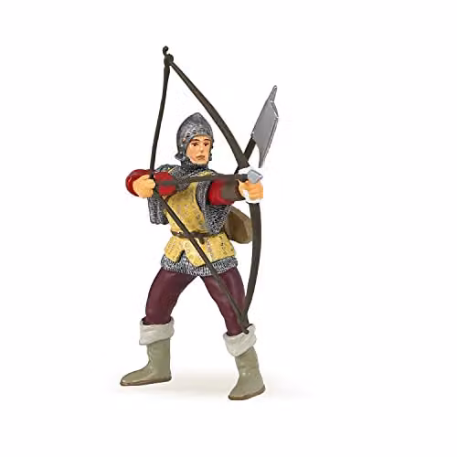 Papo Red Archer Figure from the Fantasy & Medieval Collection in Multicolour