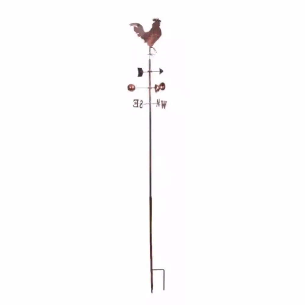 Marco Paul Bronze Cockerel Wind Vane Garden Ornament, Height: 170 cm – 2