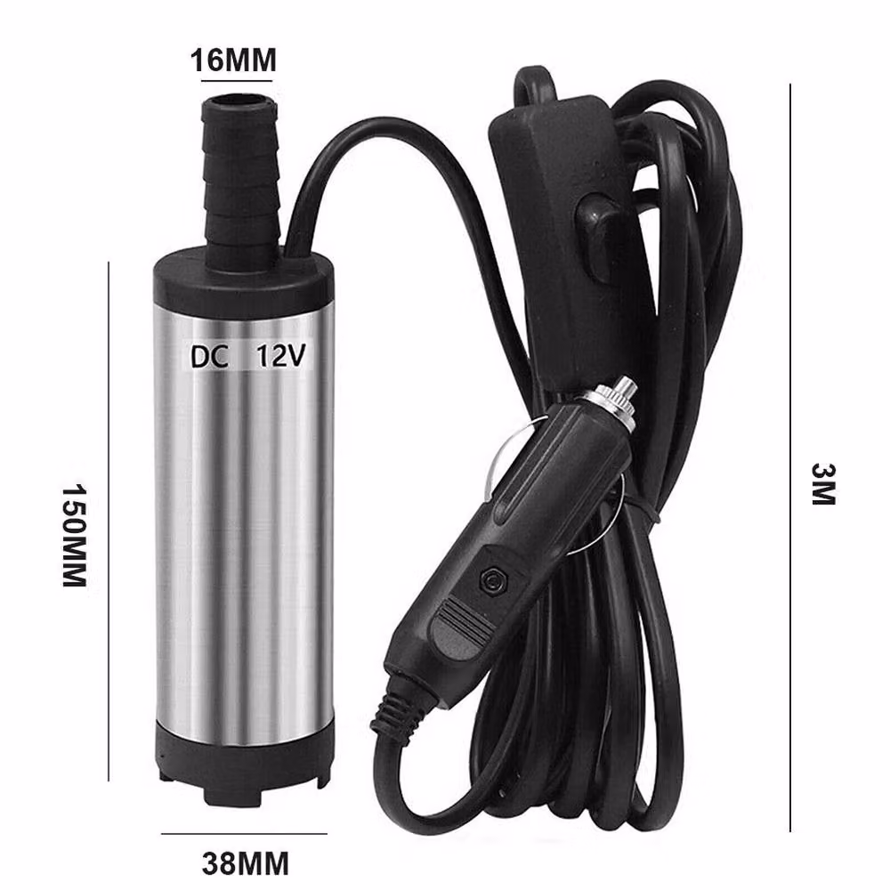 FLAVORA 12V DC Submersible Pump in Silver – 2