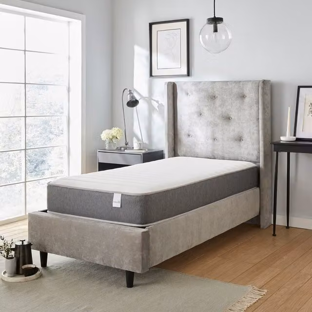The Sleep People ComfortLine Max Hybrid Memory Foam and Spring Mattress, Grey, Small Single, Depth: 20 cm