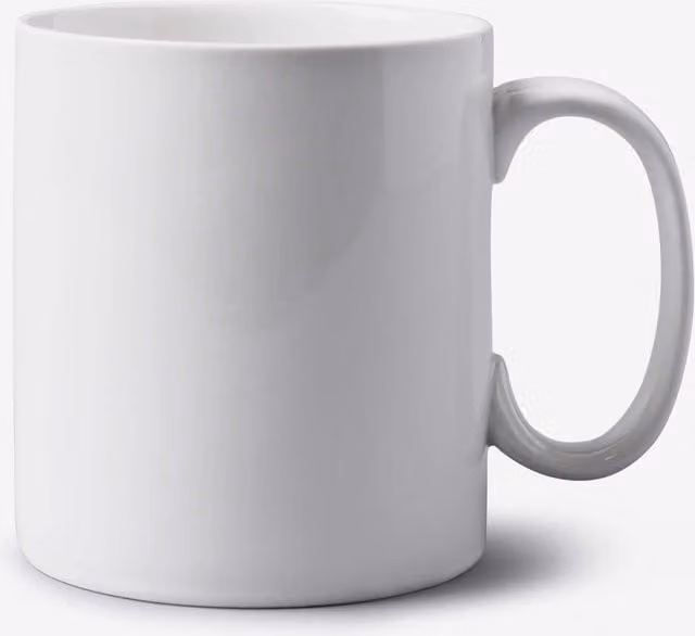 WM Bartleet & Sons White Porcelain Extra Large Original Mug 1.2 Pint
