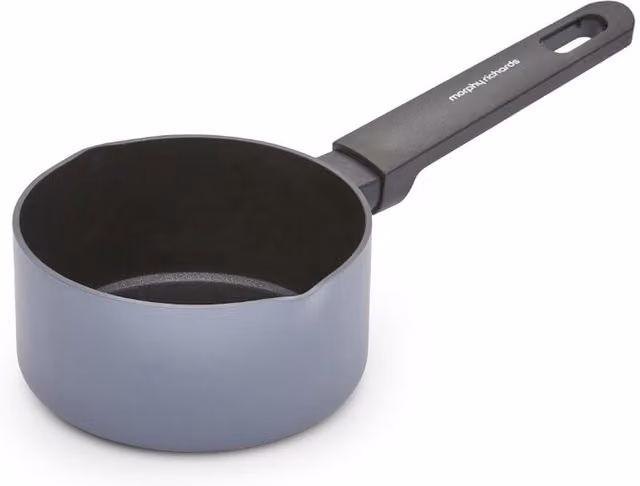 Morphy Richards Grey Recycled Aluminium Non-Stick Milk Pan, 14 cm
