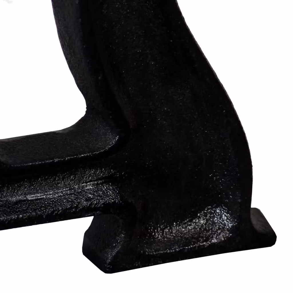 Berkfield Home Y-Frame Cast Iron Bench Legs, 2 Pieces, Black – 3