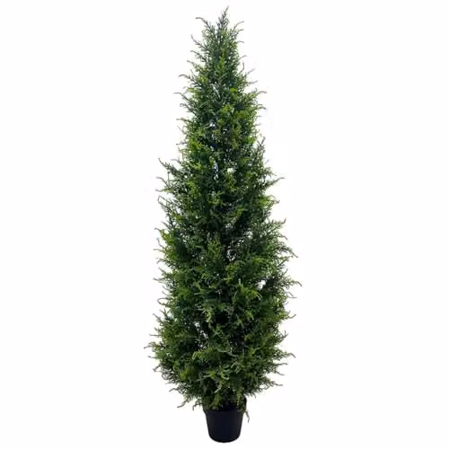 Artificial Cedar Cypress Conifer Trees in Green, Height: 150 cm