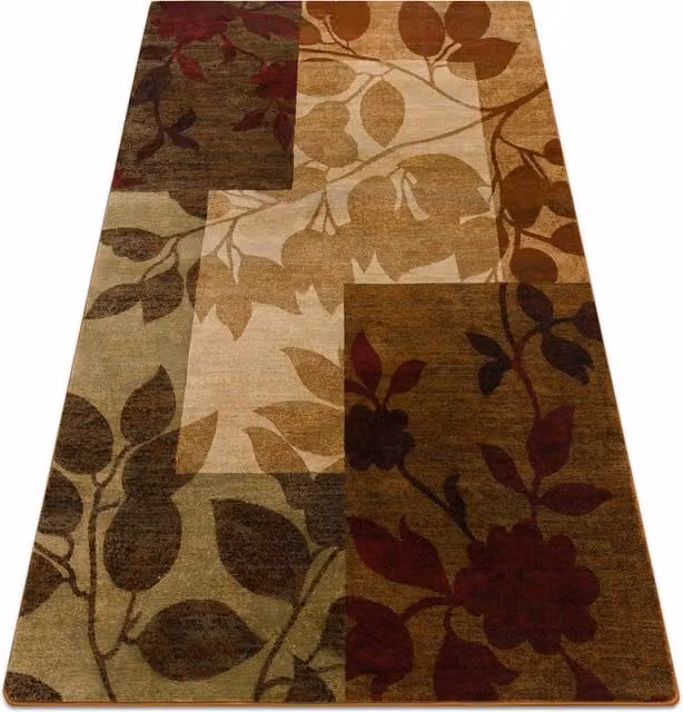 RugsX Vintage Polypropylene Rug in Beige and Multicolour, W: 200 cm, D: 290 cm