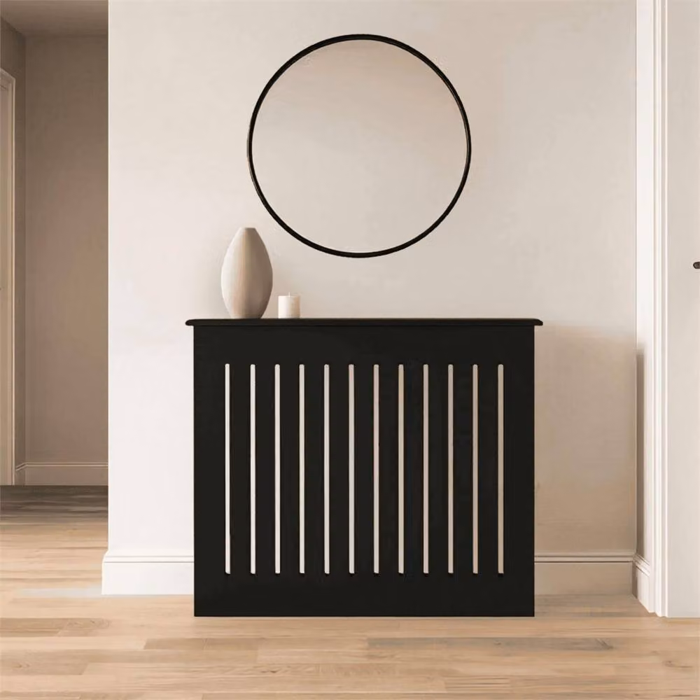 FORGEVIO Radiator Cover Cabinet in Black, Medium – 3