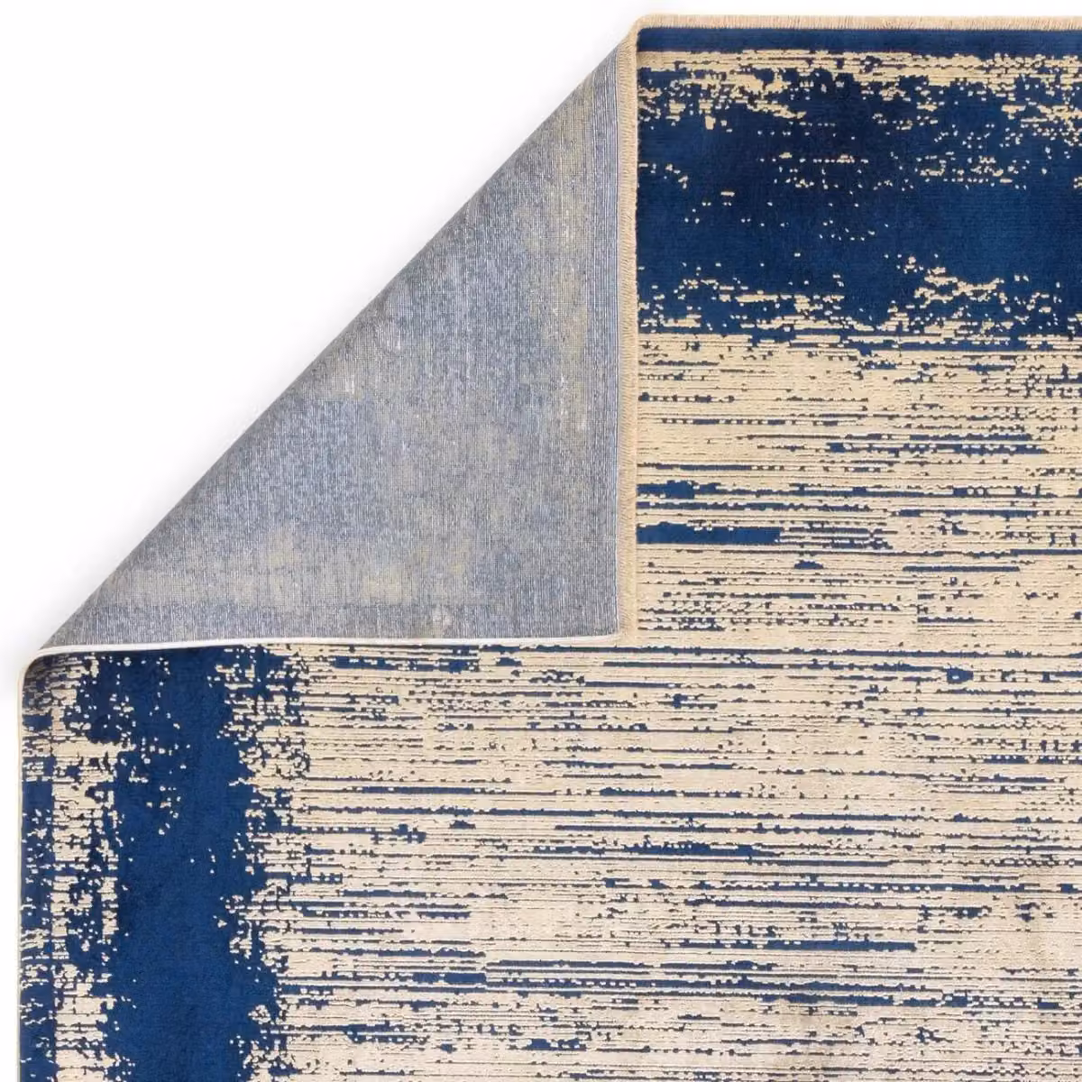 The Rug Shop UK Blue Modern Abstract Easy Care Area Rug W/D: 200 x 290 cm – 3