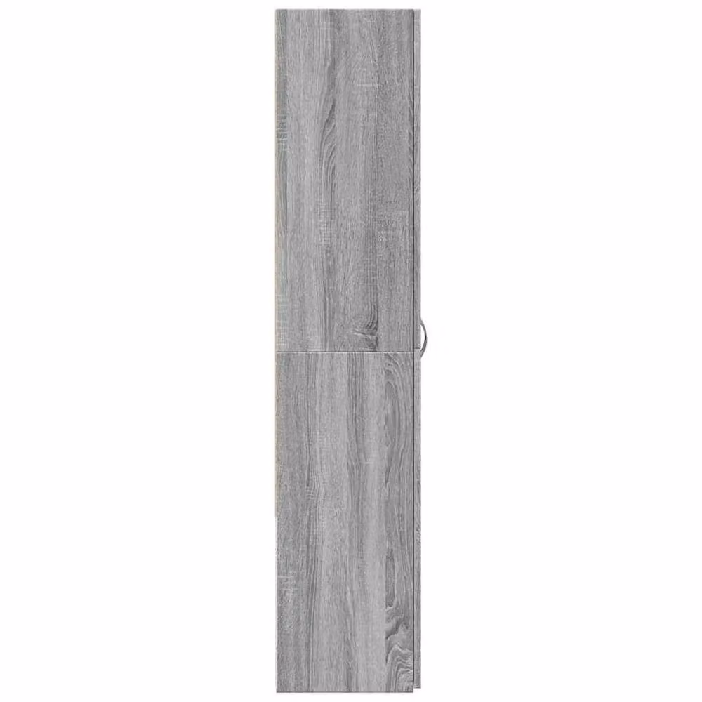 Berkfield Home Grey Sonoma File Cabinet with Hinged Doors, W/D/H: 60 x 32 x 153 cm – 2