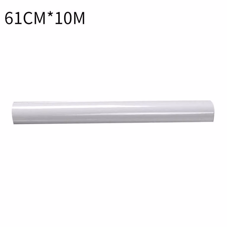 FLAVORA Gloss White Self Adhesive Vinyl Film, W: 100 cm, H: 15 cm, Length: 10 m