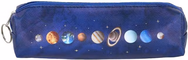 Something Different Solar System Pencil Case in Deep Blue