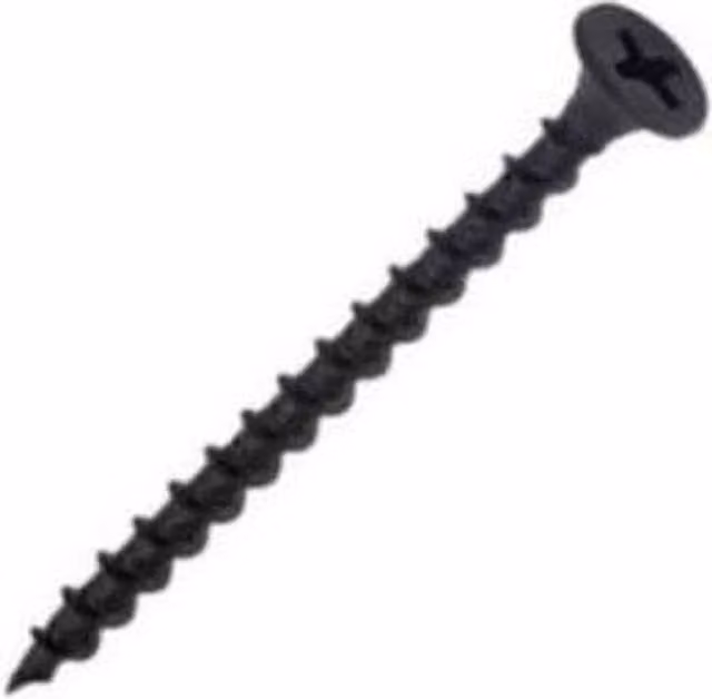 Securpak Black Blued Drywall Screws, Pack of 30