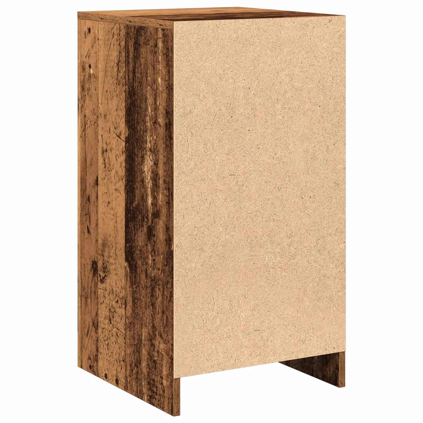 Berkfield Home Rustic Old Wood Sideboard in Brown, W/D/H: 40 x 41 x 75 cm – 4