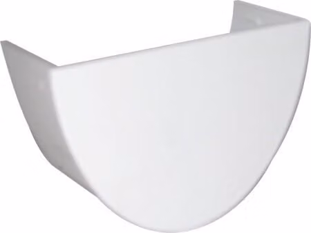 FloPlast White Deepflow/Hi-Cap Gutter Internal Stopend
