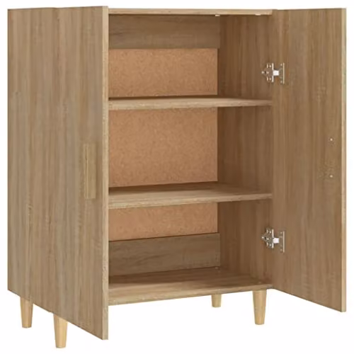 vidaXL Modern Sonoma Oak Sideboard in Brown, W/D/H: 70 x 34 x 90 cm – 3