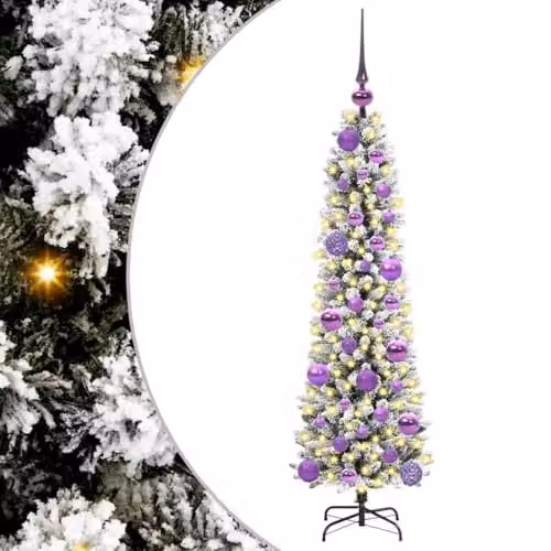 vidaXL Artificial White Christmas Tree, Height: 120 cm – 1