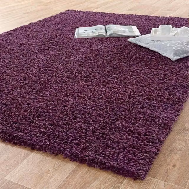 Smart Living Modern Shaggy Rug, Purple, W: 60 cm, L: 220 cm