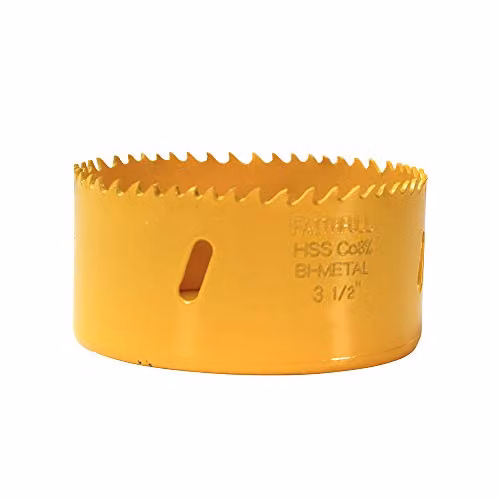 Faithfull Bimetal Varipitch Holesaw 95mm in Yellow – 1
