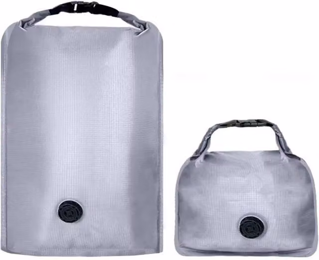 NESTLUNE Grey Reusable Hand Roll Vacuum Bags for Dustproof Luggage Storage – 1
