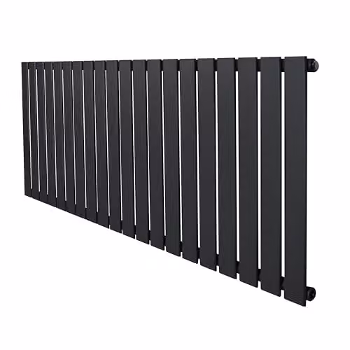 Monstershop Flat Single Column Radiator in Anthracite Grey, H: 140 cm, W: 60 cm – 10