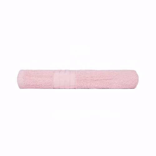 OHS Luxury 100% Cotton Terry Bath Sheet in Pink, W/D/H: 90 x 150 cm