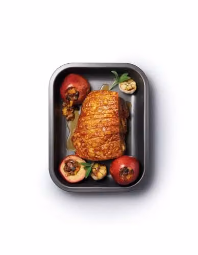 MasterClass Non-Stick Carbon Steel Rectangular Roasting Dish, Grey, W/D/H: 38 x 30.5 x 7 cm – 2