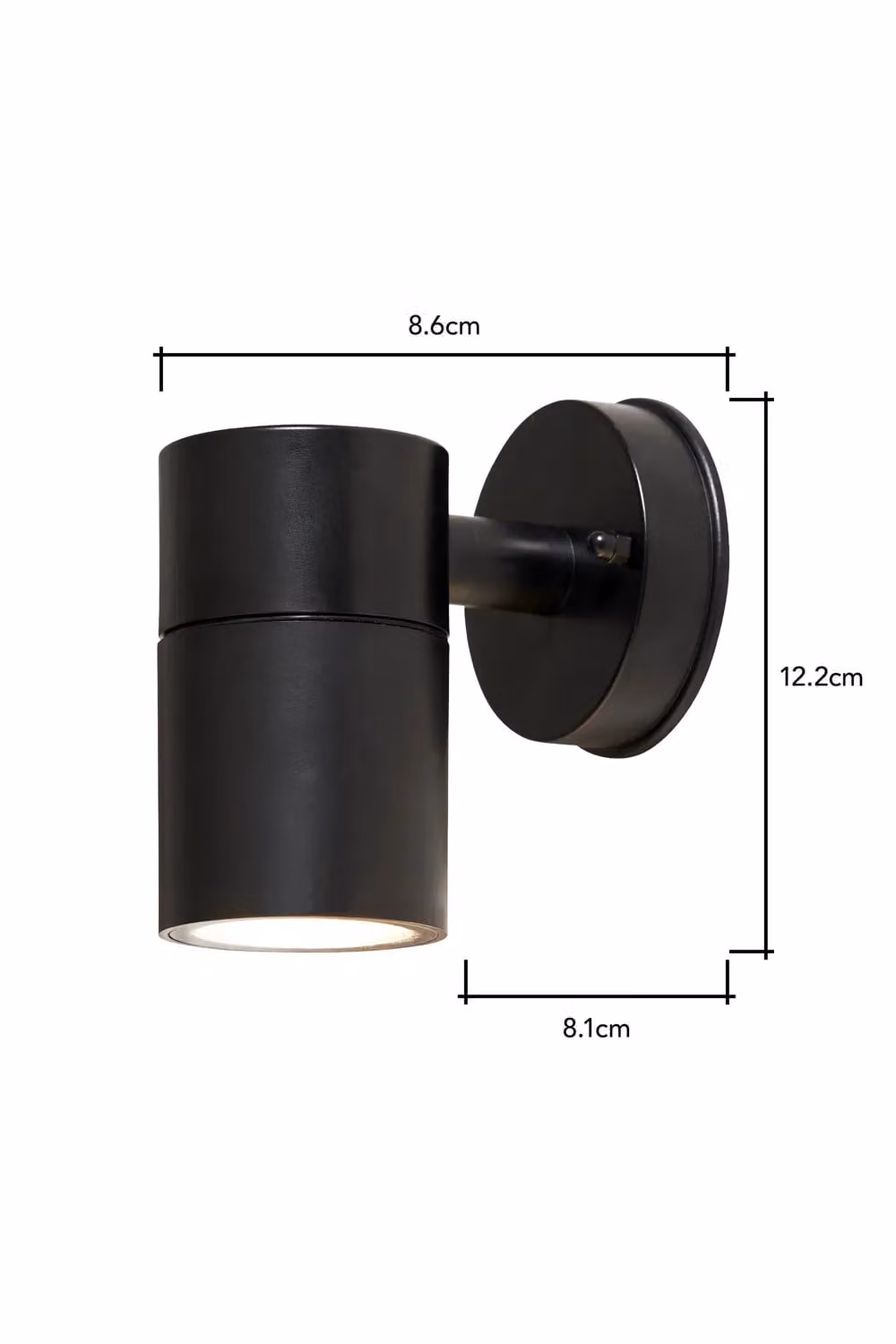 BHS Lighting Burwick Up or Down LED Outdoor Wall Light in Black – 4