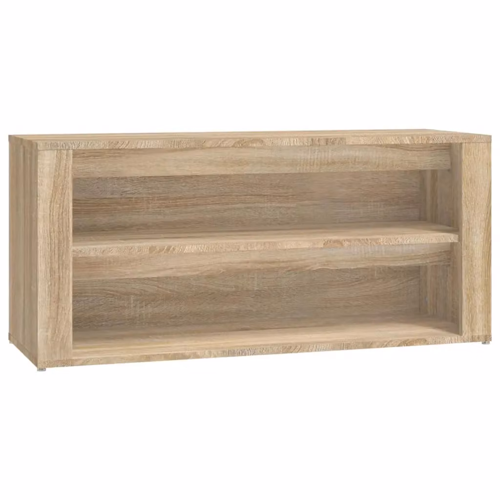 Berkfield Home Sonoma Oak Shoe Rack in Brown, W/D/H: 100 x 35 x 45 cm – 2