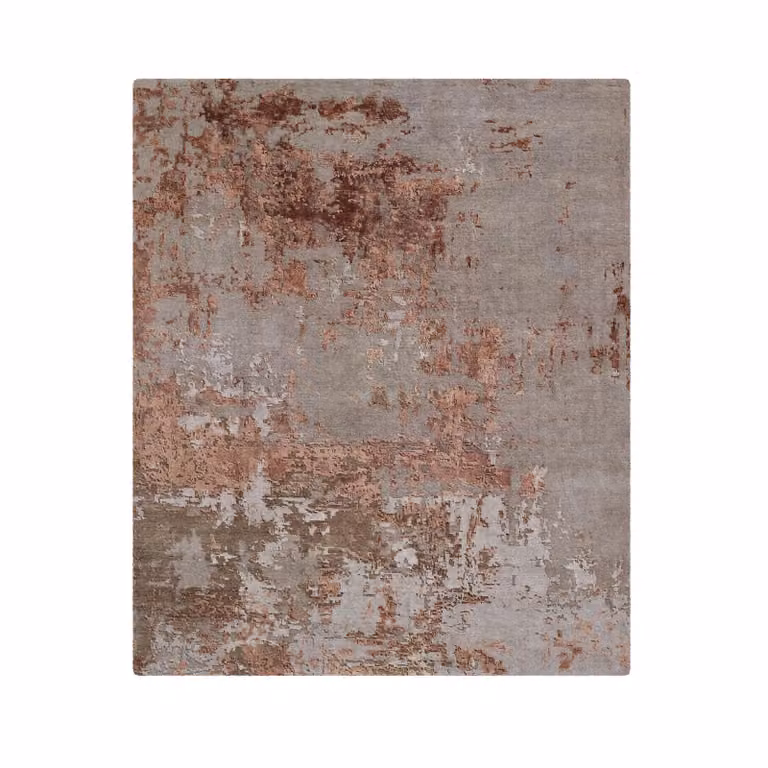 Dome Deco MILO Abstract Rectangular Carpet in Brown, W: 300 cm, D: 250 cm