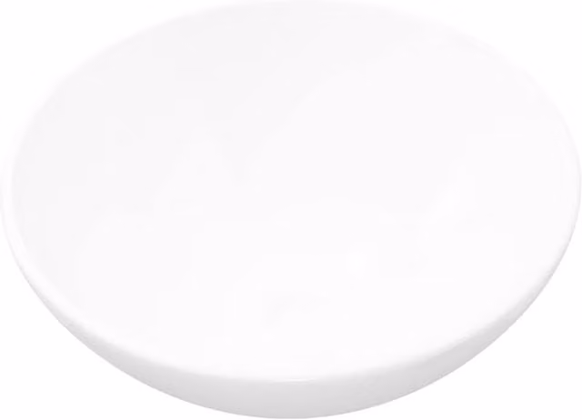 Berkfield Home Round Ceramic Bathroom Sink Basin in White, W/D/H: 32.5 x 14 x 14 cm – 1