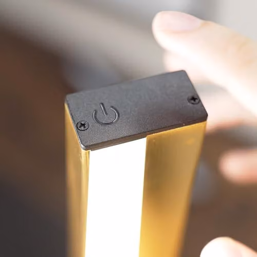 ValueLights Ryle Rechargeable Touch Dimmer Picture Wall Light in Gold/Brass – 3