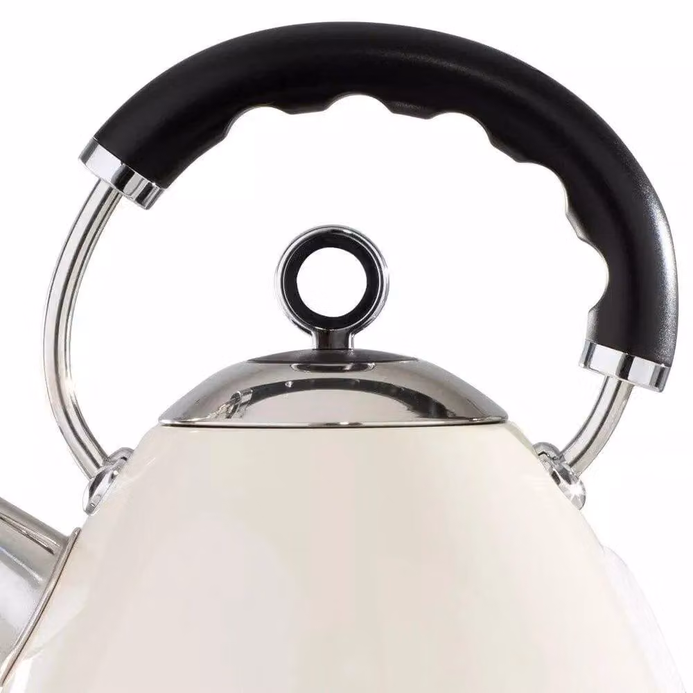Daewoo Kensington Pyramid 2 Slice Toaster and 1.7 Litre Kettle Set in Cream and Silver – 2