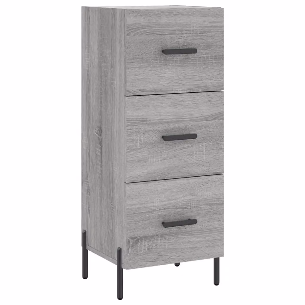 Berkfield Home Grey Sonoma Sideboard, W/D/H: 34.5 x 34.5 x 90 cm – 2