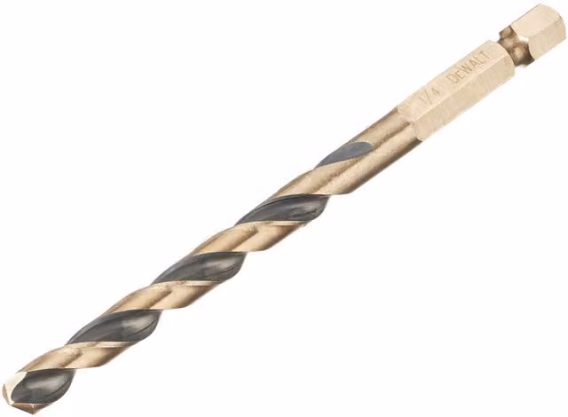 DeWalt HSS-G Twist Drill Bits in Black and Gold