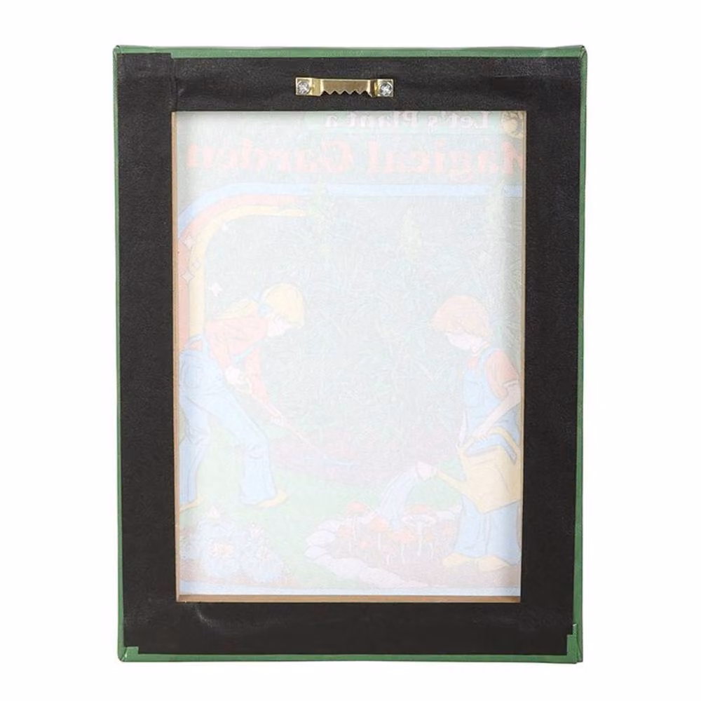 Uniqueful Steven Rhodes Magical Garden Canvas Plaque, Green, W: 19 cm, H: 25 cm – 2