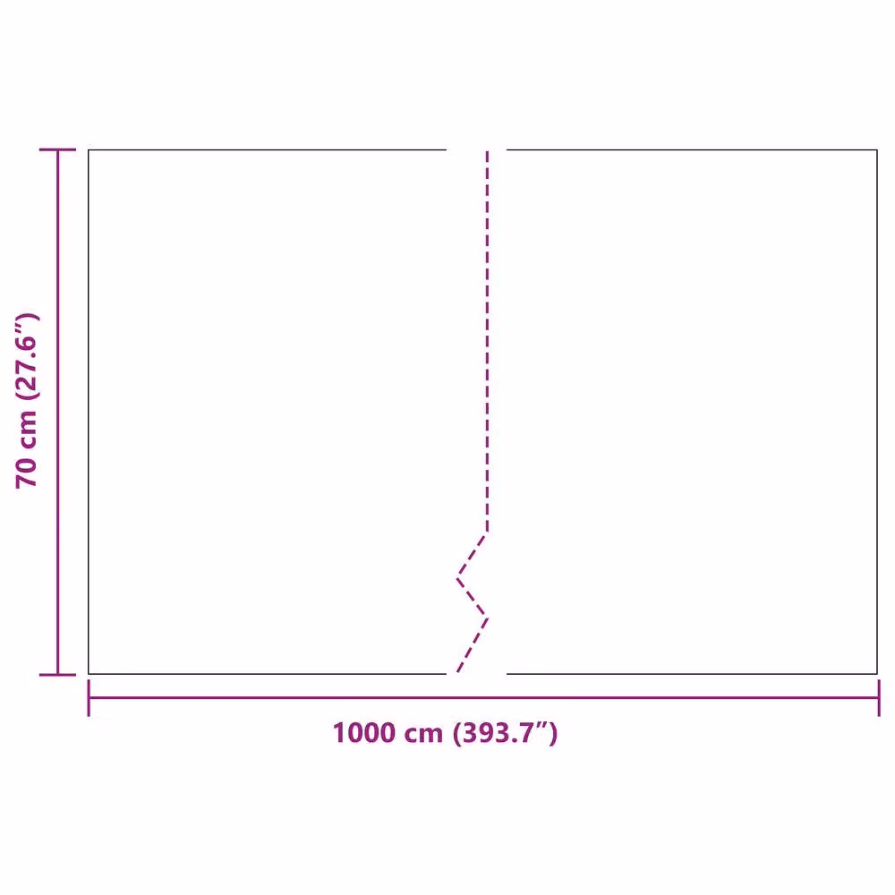 Berkfield Home Black HDPE Root Barrier for Weed Control, W: 0.7 m, L: 10 m, Thickness: 1.5 mm – 5
