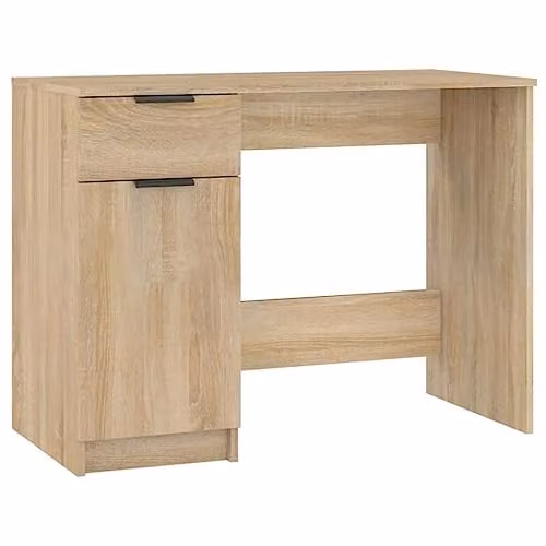 vidaXL Writing Desk in Brown, W/D/H: 100 x 50 x 75 cm – 1