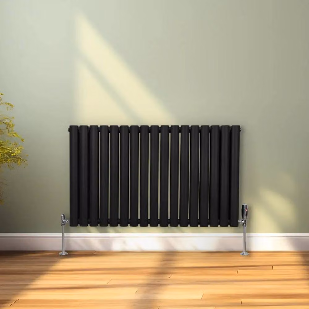 Monstershop Oval Column Radiator in Black, W: 60.0 cm, H: 102.0 cm – 4