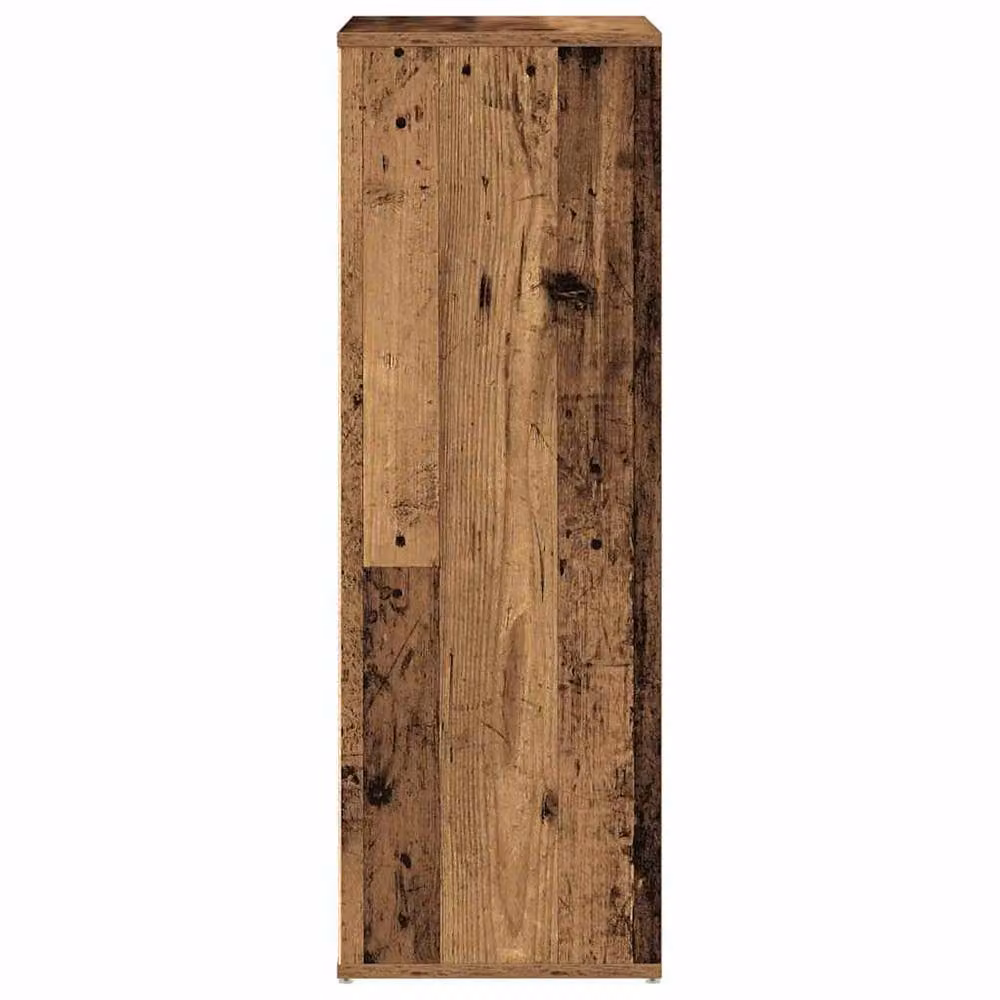 Berkfield Home Rustic Brown Engineered Wood Shoe Rack, H 100.5 x W 54 x D 34 cm – 3