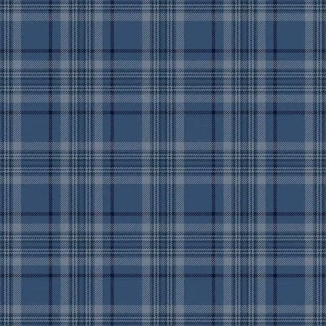 I Love Wallpaper Classic Abstract Checked Wallpaper in Blue