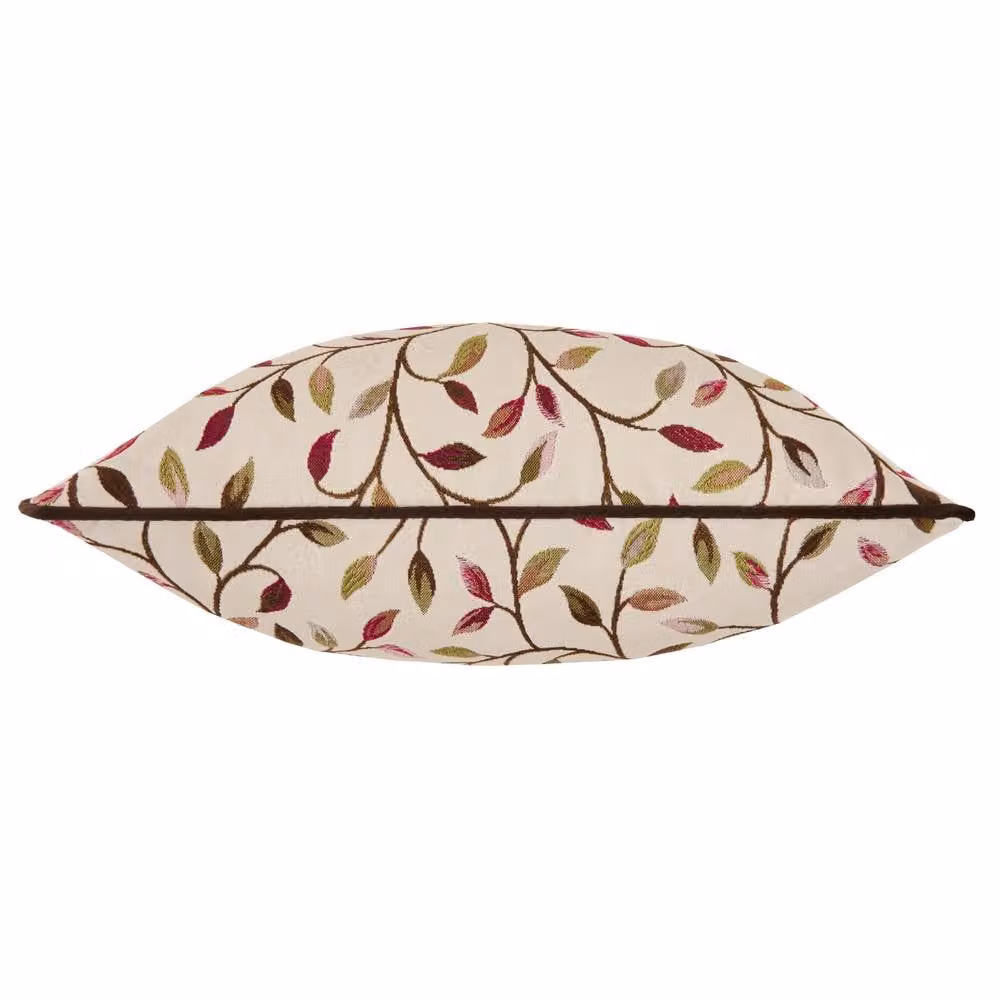 Voyage Maison Cervino Feather Filled Floral Woven Jacquard Cushion in Damson, W/D/H: 43 x 43 x 43 cm – 3