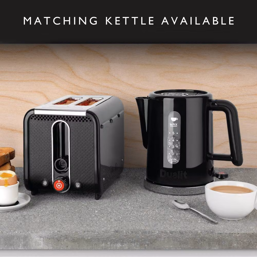 Dualit Studio 2 Slot Toaster in Black – 3