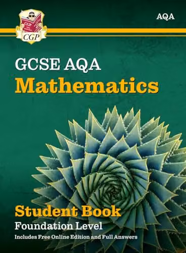 CGP AQA GCSE Maths Foundation Student Book with Worked Answers and Online Edition – 1