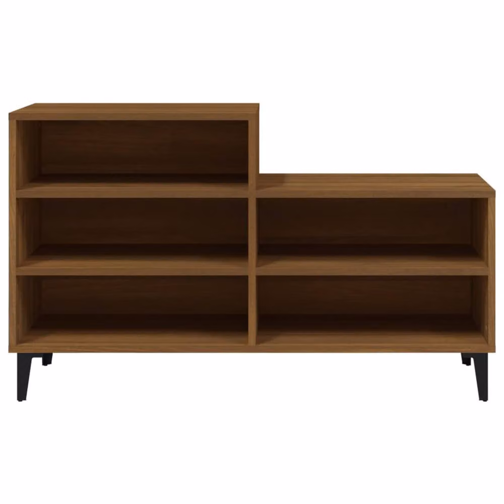 Berkfield Home Brown Oak Shoe Cabinet W/D/H: 102 x 36 x 60 cm – 3