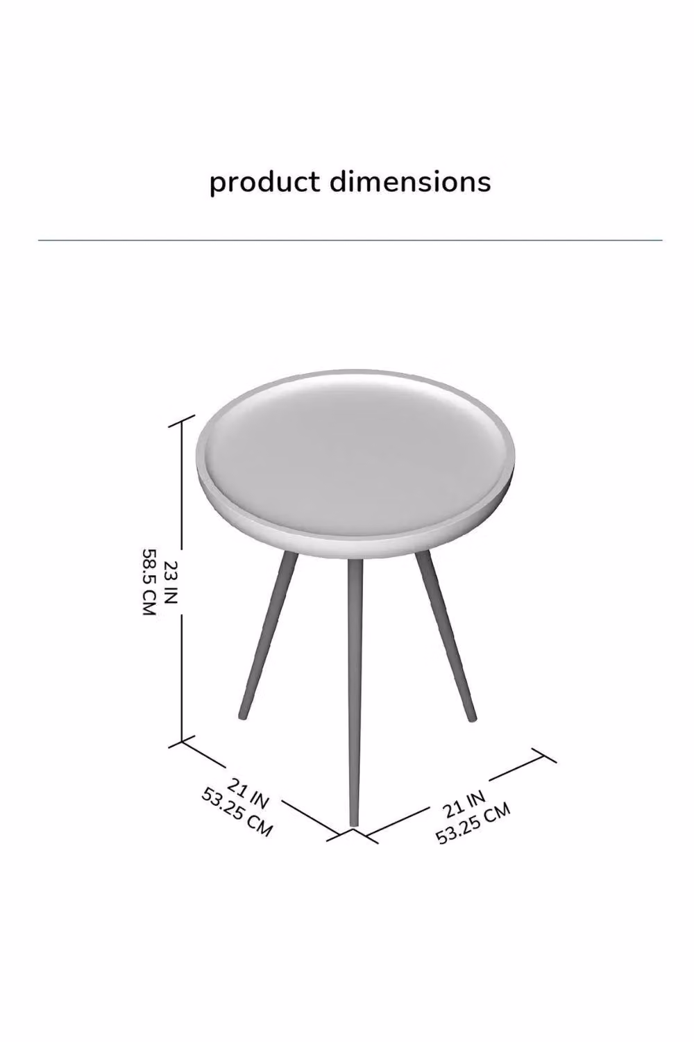 MH London Chervey Round Mango Wood and Iron Side Table in Black – 2