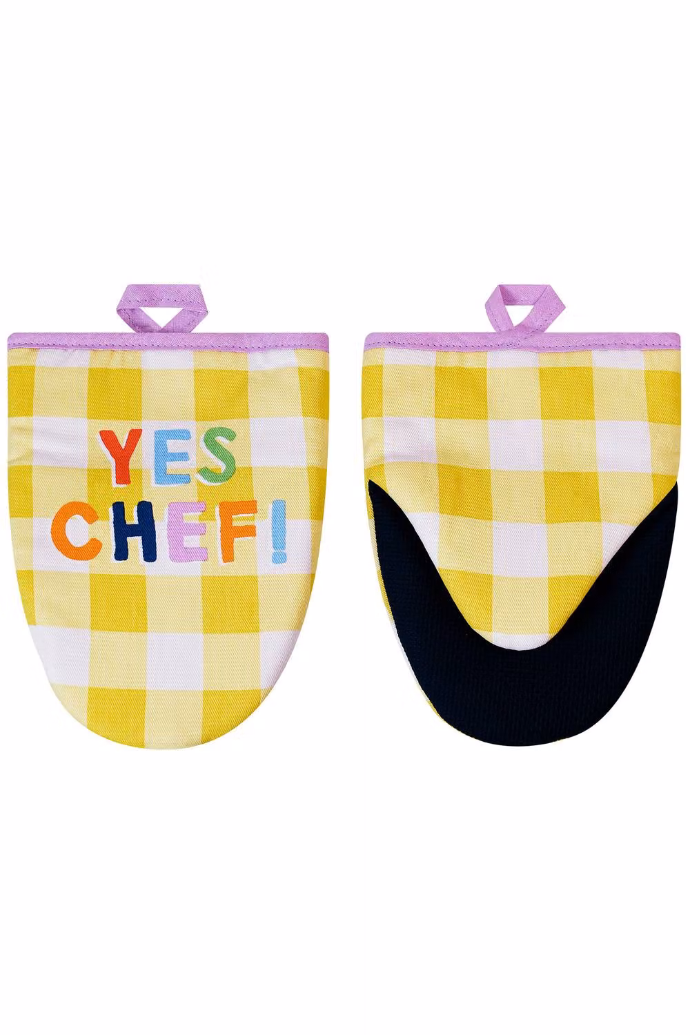 Ulster Weavers Yes Chef Multicolour Cotton Microwave Mitts Pair – 2